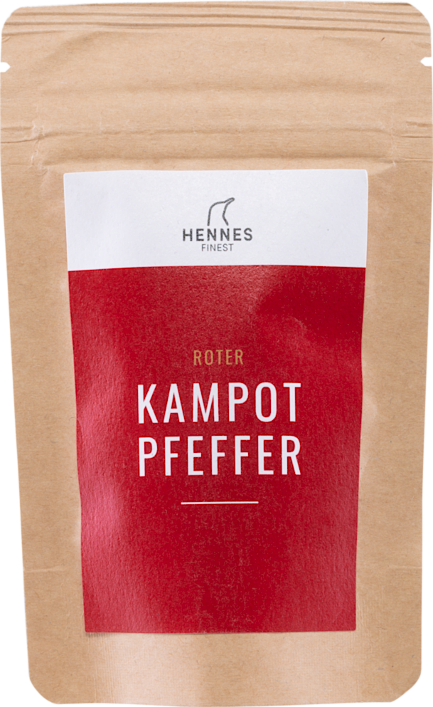 Roter Kampot Pfeffer - Hennes' Finest - Feinkost - Gewürze