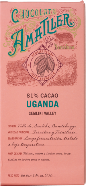 Chocolate Amatller 81 % Cacao Uganda - Chocolate Amatller - Simón Coll - Feinkost - Schokolade