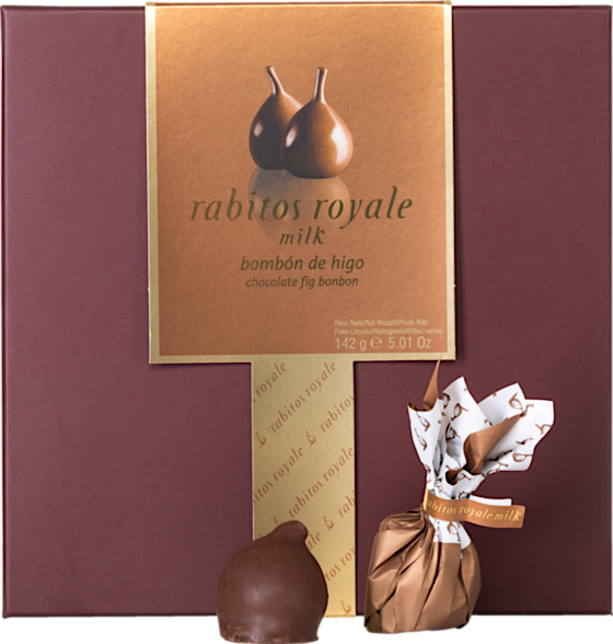 Rabitos Royale Bombón de Higo Milk 8 Stück - La Higuera - Feinkost - Schokolade