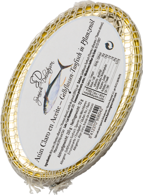 Atún Claro en Aceite - Barcino Gourmet S.L./Spanish Delicatessen - Feinkost - Fische & Meeresfrüchte