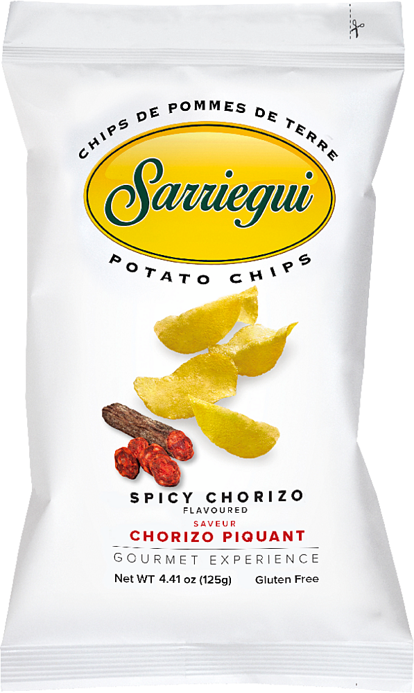 Sarriegui Potato Chips Spicy Chorizo 125 g Beutel - Patatas San Jeronimo S.L. - Feinkost - Snacks