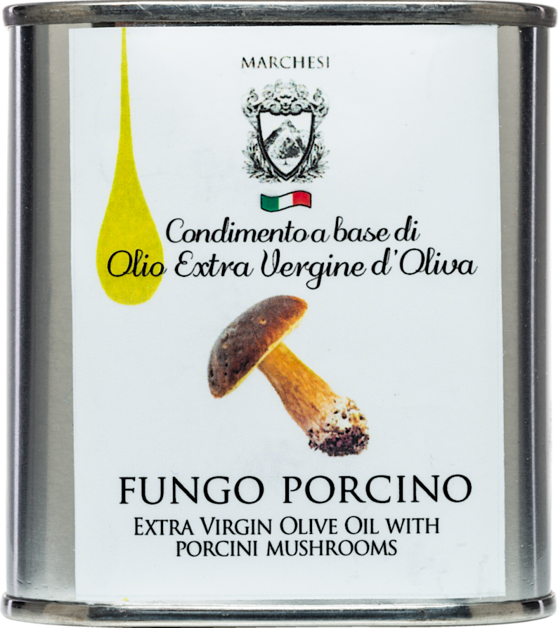 Fungo Porcino Olio Extra Vergine d Oliva - Azienda Agricola Marchesi - Feinkost - Essig & Öle