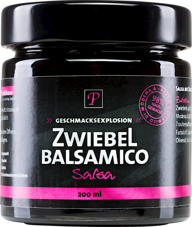 Zwiebel Balsamico Salsa - Plantikow - Feinkost - Saucen & Co.