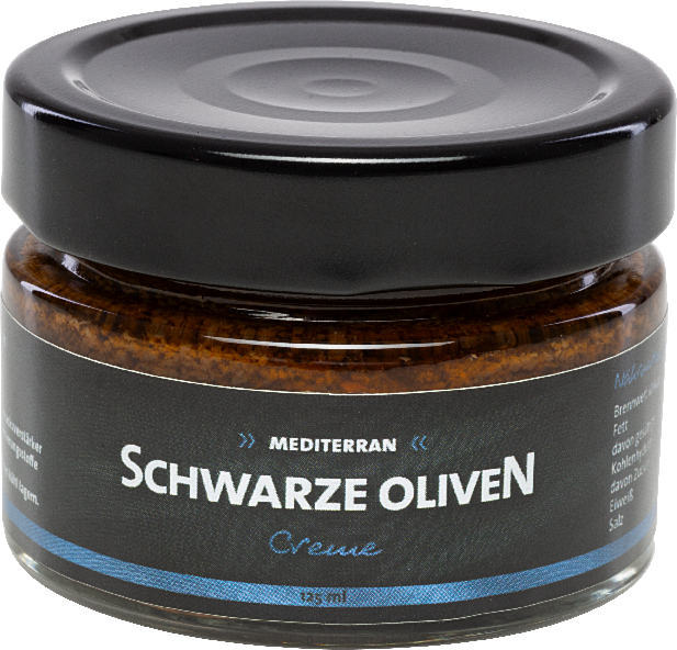 Schwarze Olivencreme - Plantikow - Feinkost - Saucen & Co.