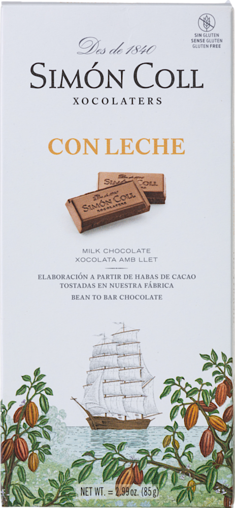 Chocolate con Leche - Chocolates Simón Coll - Feinkost - Schokolade