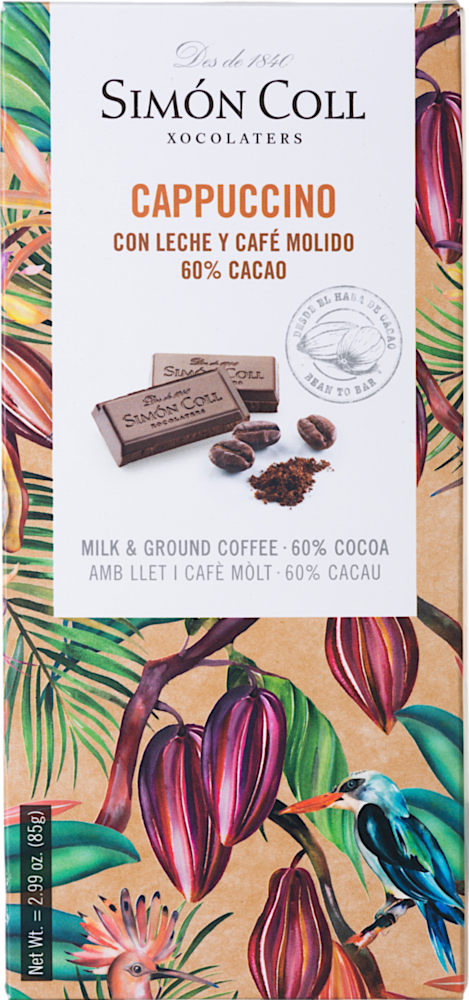 Chocolate 60 % Cacao Cappuccino - Chocolates Simón Coll - Feinkost - Schokolade