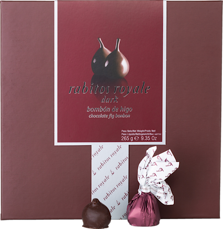 Rabitos Royale Bombón de Higo Dark 15 Stück - La Higuera - Feinkost - Schokolade