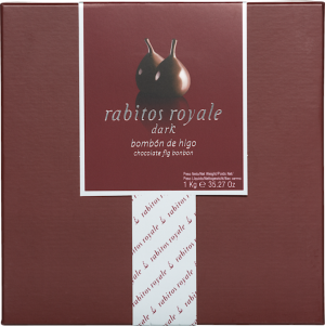 Rabitos Royale Bombón de Higo Dark 1 kg-Packung - La Higuera - Feinkost - Schokolade