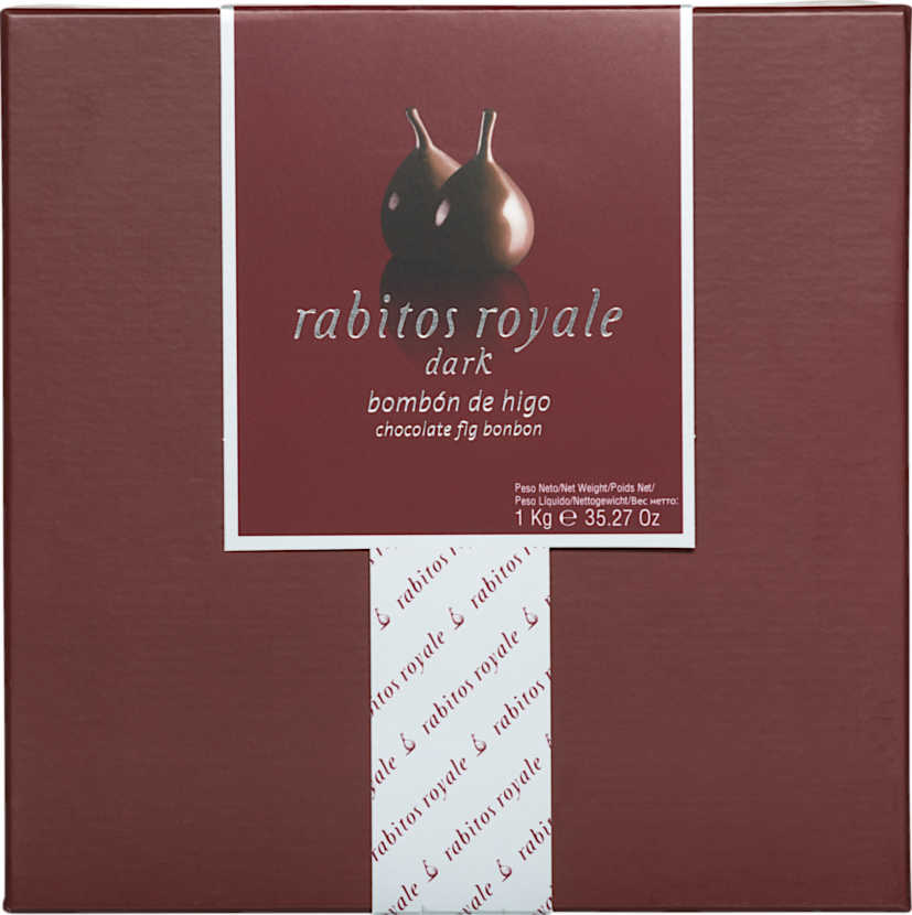 Rabitos Royale Bombón de Higo Dark 1 kg-Packung - La Higuera - Feinkost - Schokolade
