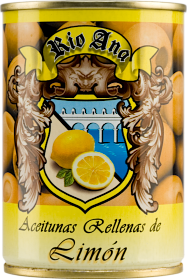 Aceitunas Rellenas de Limón - Aceitunera del Guadiana S.L. (Marke: Rio Ana) - Feinkost - Oliven & Tapas