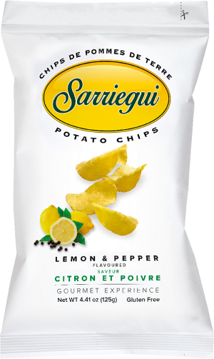 Sarriegui Potato Chips Lemon & Pepper - Patatas San Jeronimo S.L. - Feinkost - Snacks