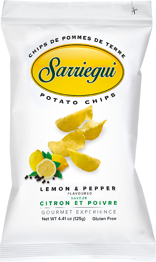 Sarriegui Potato Chips Lemon & Pepper - Patatas San Jeronimo S.L. - Feinkost - Snacks