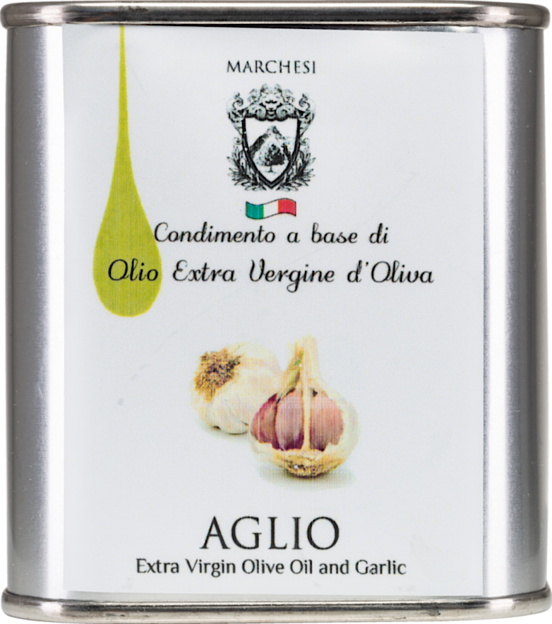 Aglio Olio Extra Vergine d Oliva - Azienda Agricola Marchesi - Feinkost - Essig & Öle