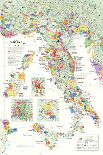 Landkarte Italien - Geschenke & Co. - Bücher & Accessoires