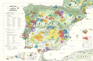 Landkarte Iberische Halbinsel Portugal/Spanien - Geschenke & Co. - Bücher & Accessoires