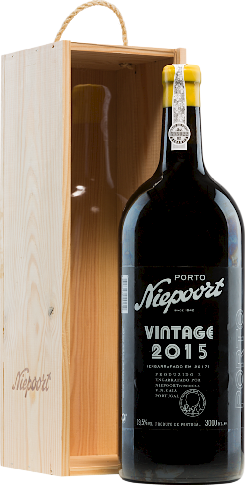 Vintage Doppelmagnum in 1er Holzkiste 2015 2015 - Niepoort Vinhos - Portwein - Portugal