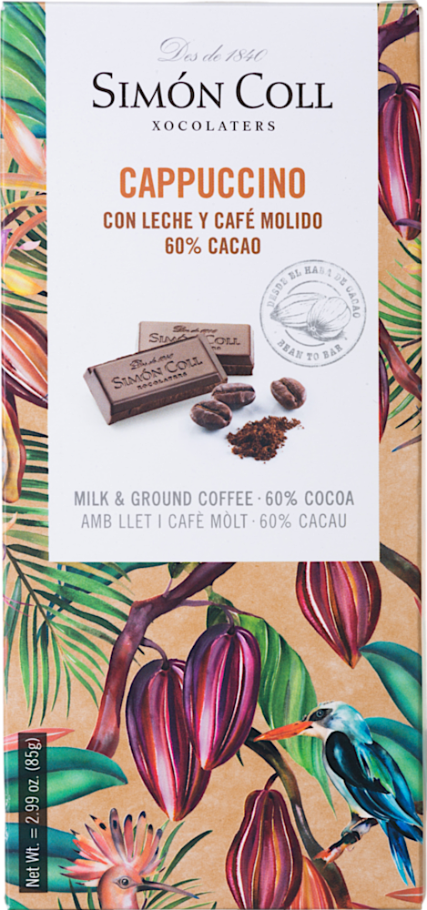 Chocolate 60 % Cacao Cappuccino - Chocolates Simón Coll - Feinkost - Süß