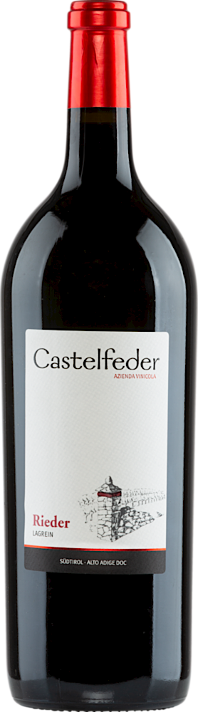 Lagrein Rieder Magnum in 1er-Holzkiste 2018 - Castelfeder - Rotwein - Italien