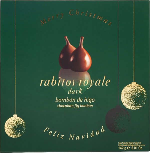 Rabitos Royale Bombón de Higo Dark "Weihnachtsedition" 8 St. - La Higuera - Feinkost - Süß