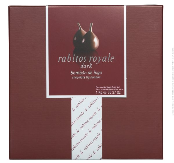 Rabitos Royale Bombón de Higo Dark 1 kg-Packung – Bild 2