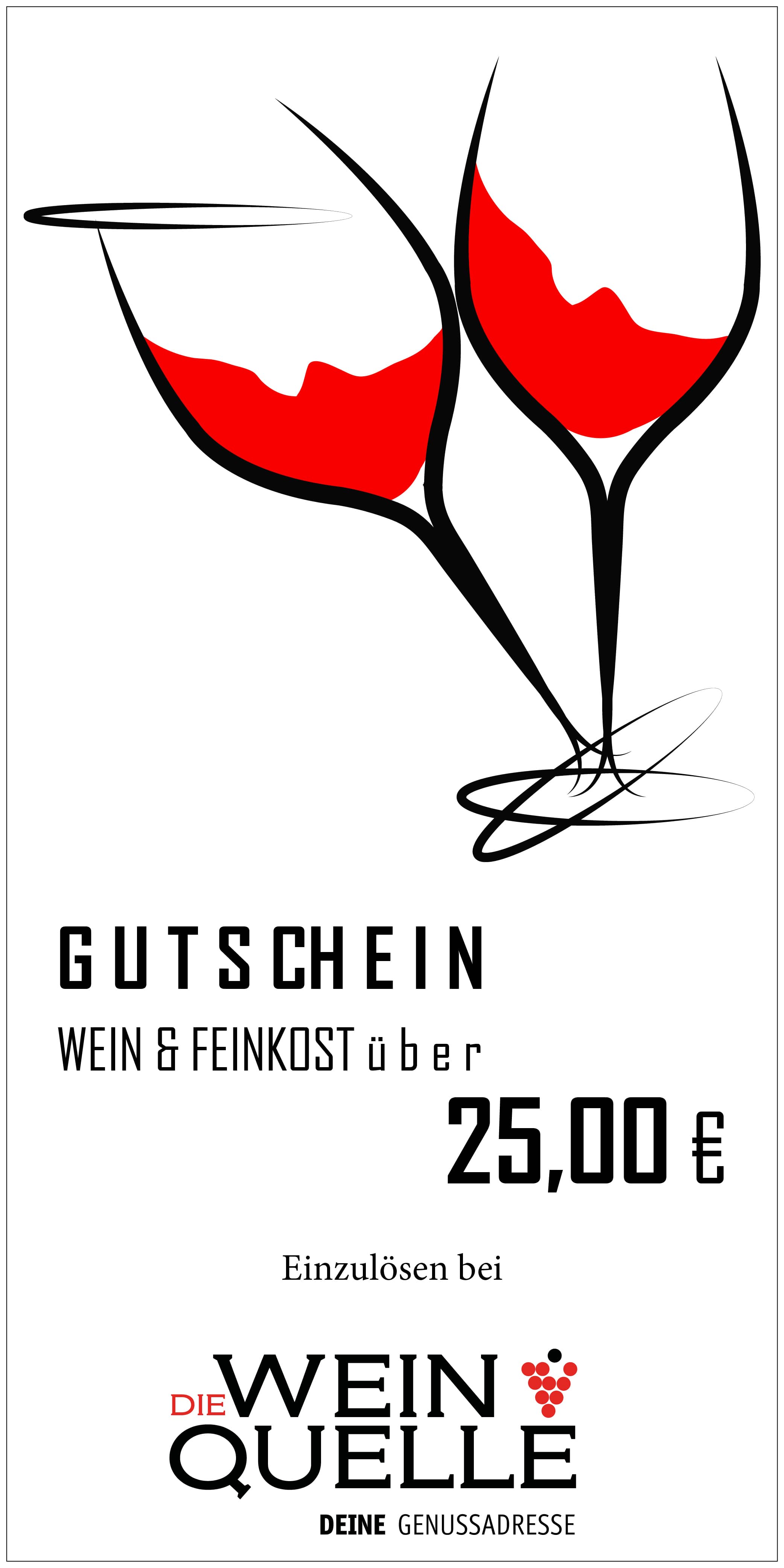 Geschenk-Gutschein 25 EURO - Geschenke & Co. - Geschenkgutscheine