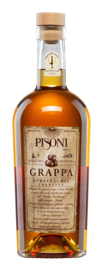 Grappa Trentina Stravecchia  - Cantina Distilleria Pisoni - Grappa - Italien