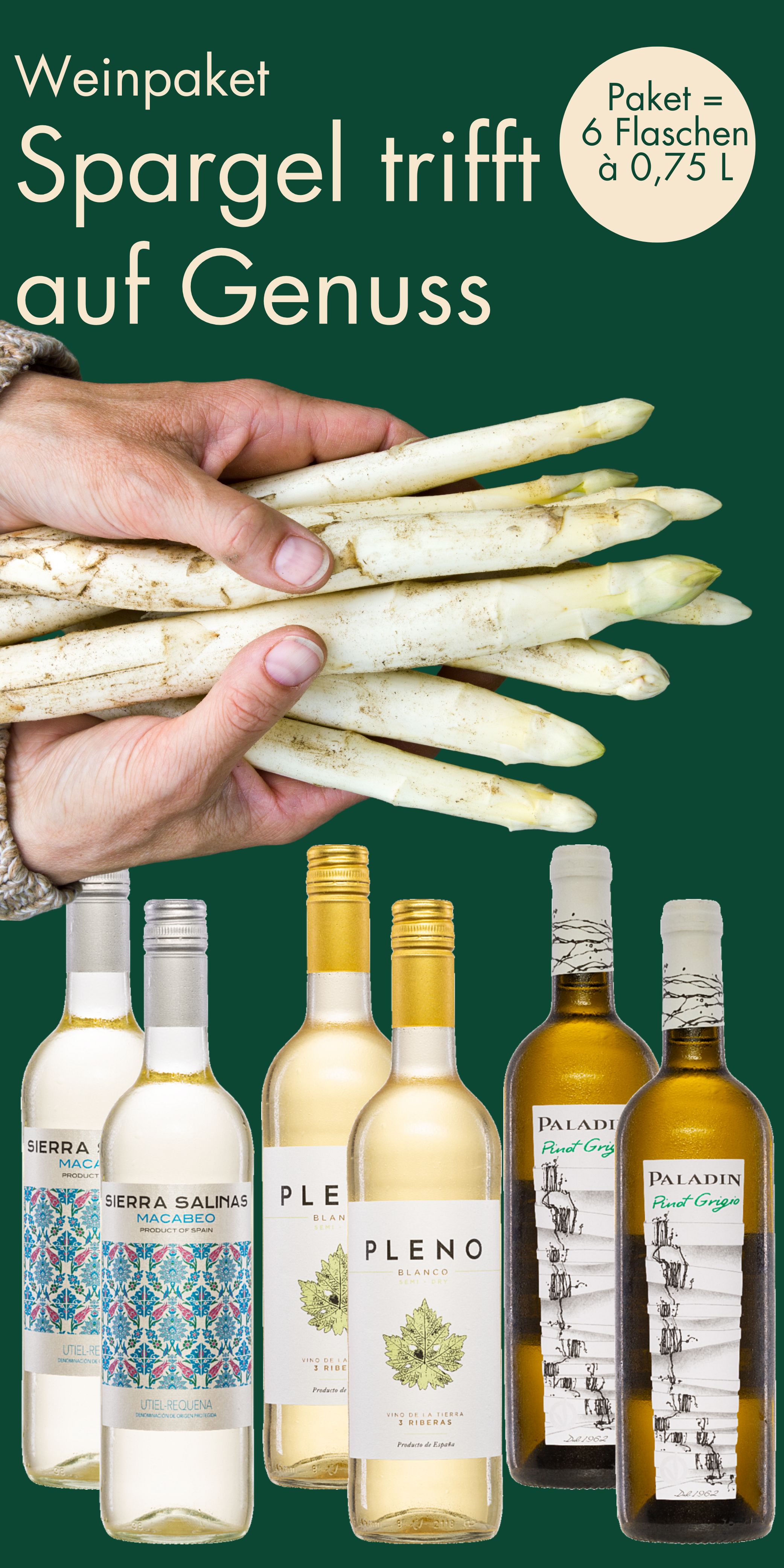 Spargelweinpaket (6 x 0.75 l)