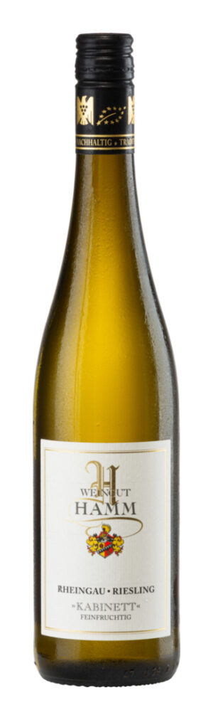 Rheingau Riesling Kabinett feinfruchtig Hamm 2022 - Weingut Hamm VDP - Weißwein - Deutschland