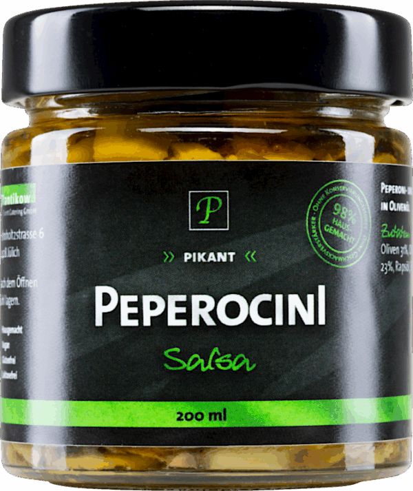 Peperocini Salsa - Plantikow - Feinkost - Saucen & Co.