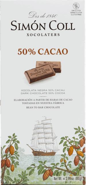 Chocolate 50 % Cacao - Chocolates Simón Coll - Feinkost - Süß
