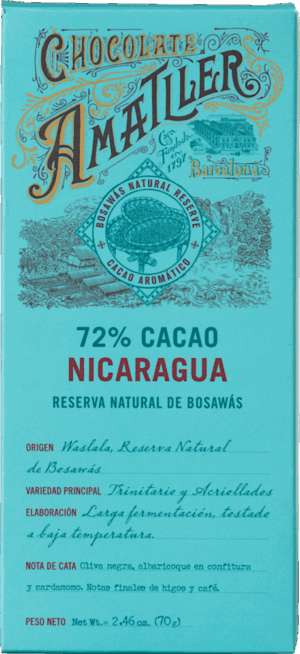 Chocolate Amatller 72 % Cacao Nicaragua - Chocolate Amatller - Simón Coll - Feinkost - Süß