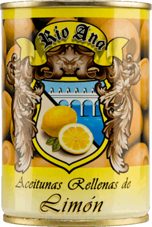 Aceitunas Rellenas de Limón - Aceitunera del Guadiana S.L. (Marke: Rio Ana) - Feinkost - Oliven & Tapas