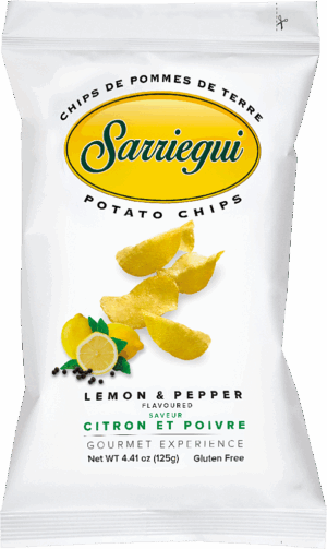 Sarriegui Potato Chips Lemon & Pepper - Patatas San Jeronimo S.L. - Feinkost - Snacks