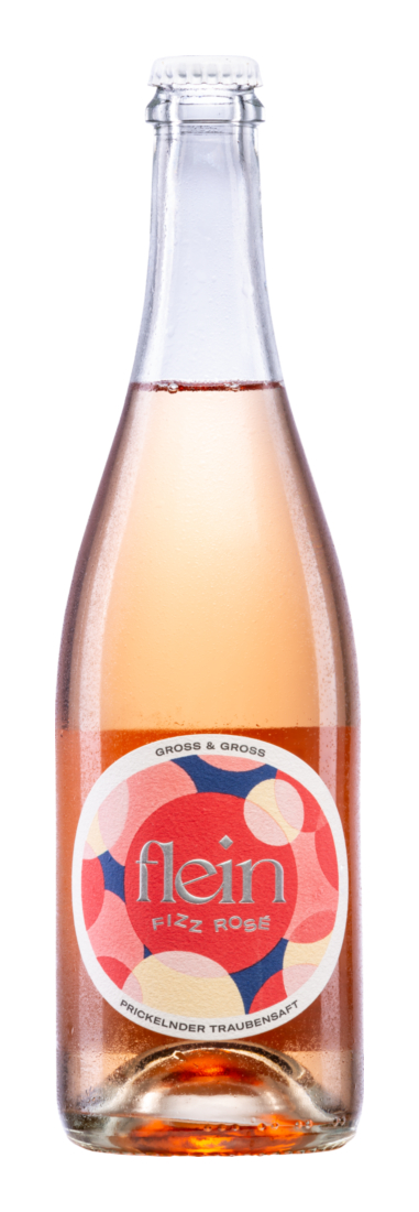 Flein Fizz Prickelnder Traubensaft rosé 2024 - Gross & Gross - Alkoholfrei - Österreich