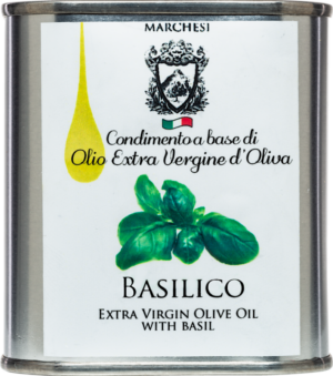 Basilico Olio Extra Vergine d Oliva - Azienda Agricola Marchesi - Feinkost - Essig & Öle