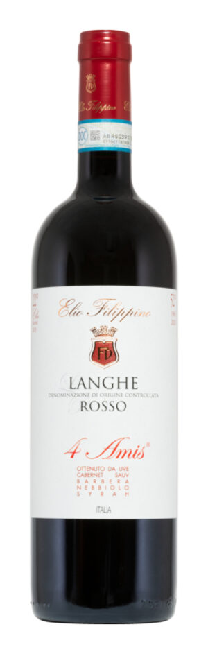 Langhe Rosso 4 Amis 2022 - Elio Filippino - Rotwein - Italien