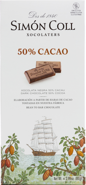 Chocolate 50 % Cacao - Chocolates Simón Coll - Feinkost - Süß