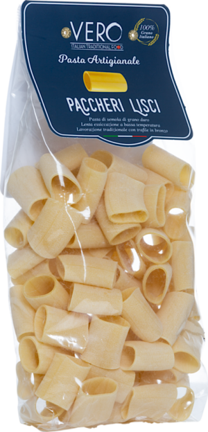Pasta Paccheri Lisci - Vero Italian Traditional Food - Feinkost - Pasta