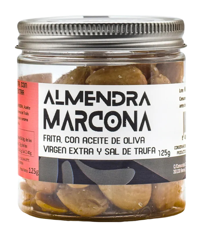 Almendra Marcona Frita con Aceite de Oliva y Sal de Trufa - Ibendra - Feinkost - Snacks