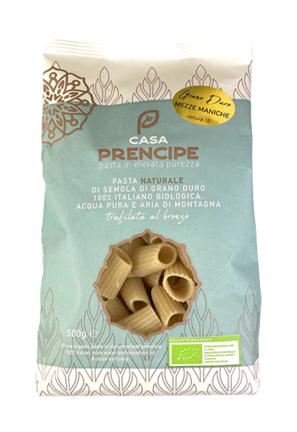 Pasta Grano Duro Mezze Maniche - Casa Prencipe - Feinkost - Pasta