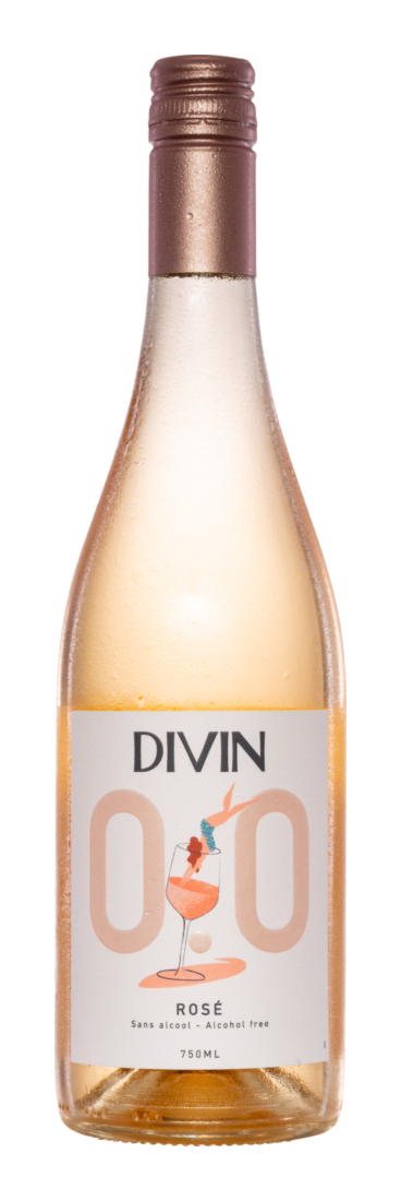 Divin Rosé 0.0%  - Divin NoLow - Alkoholfrei - Frankreich